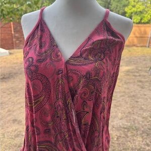 Maurice’s Pink Paisley Wrap Top